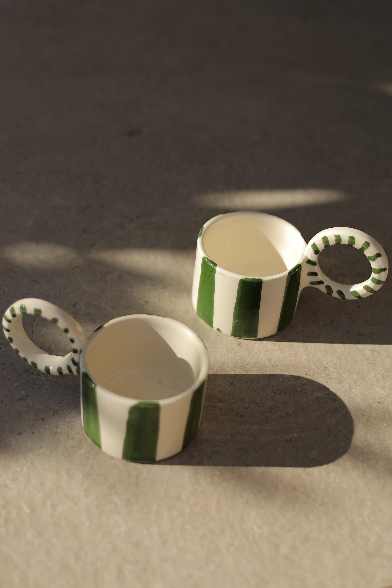 TAZA RAYAS VERDES