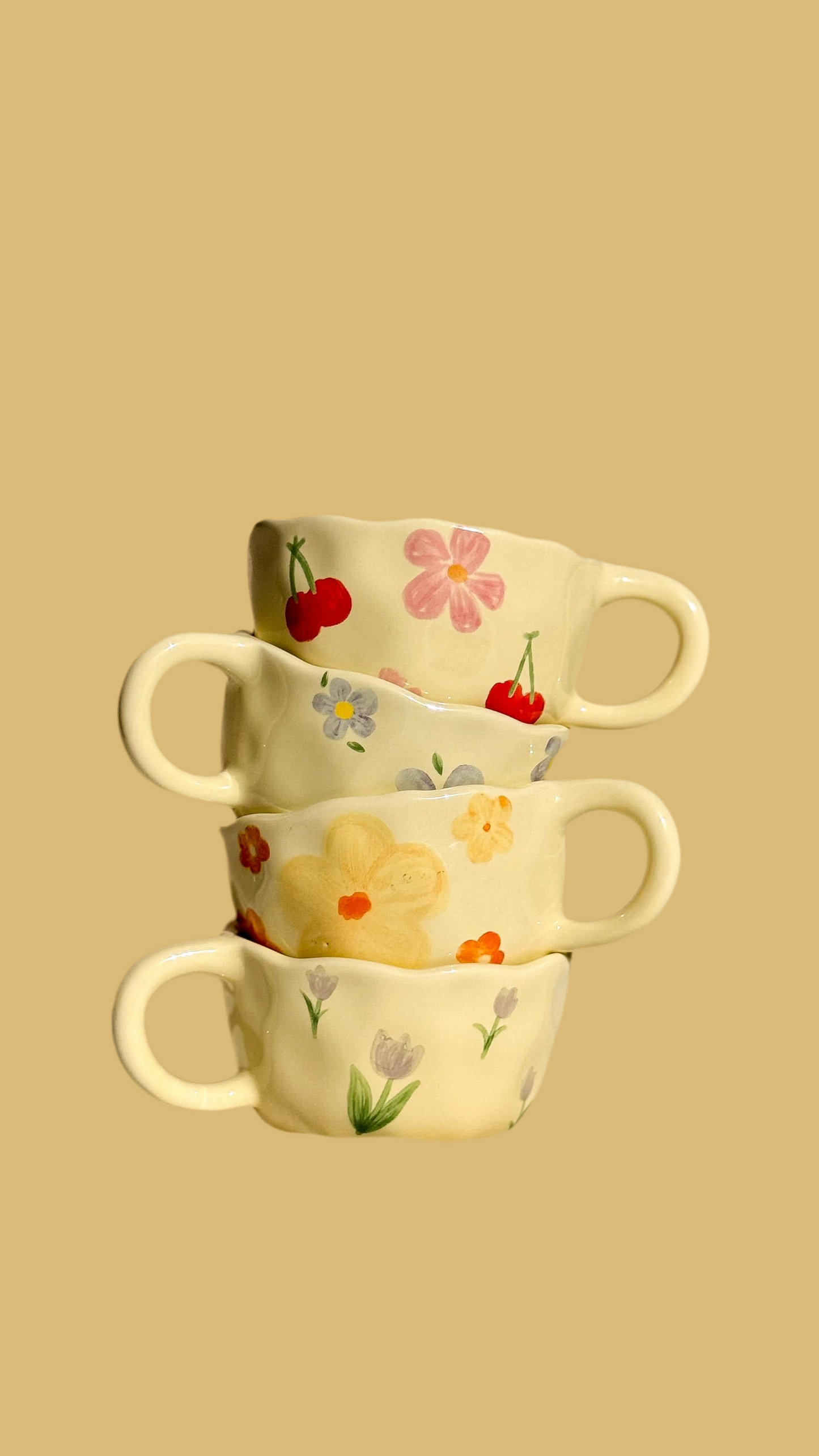 TAZA FLORES