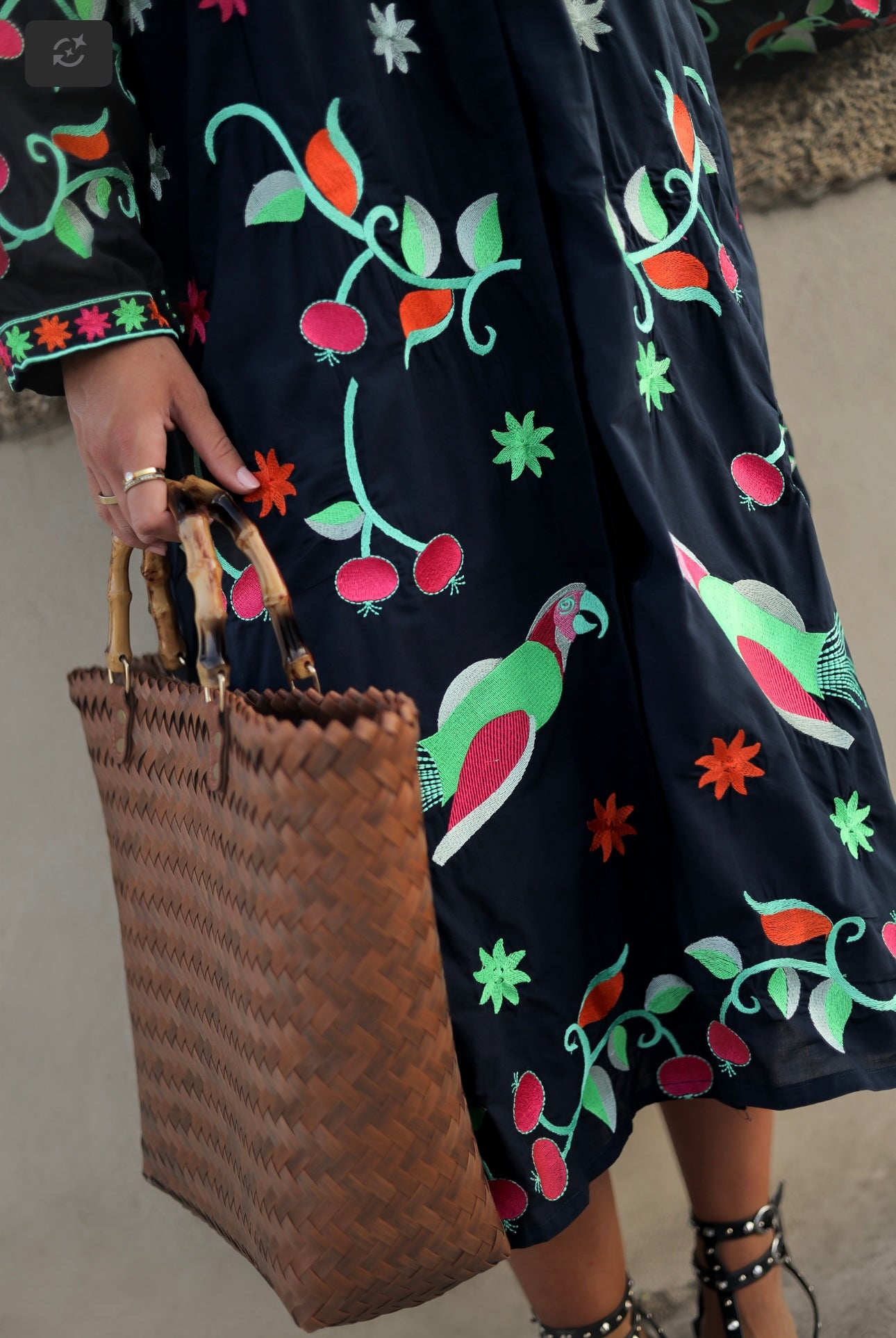 Vestido loros