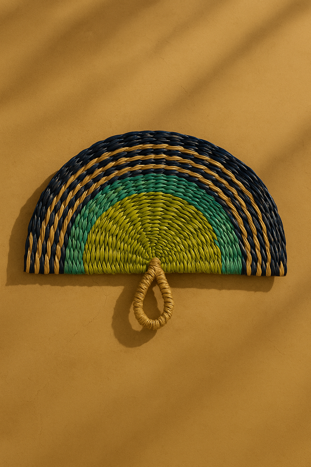 Abanico Rafia colores