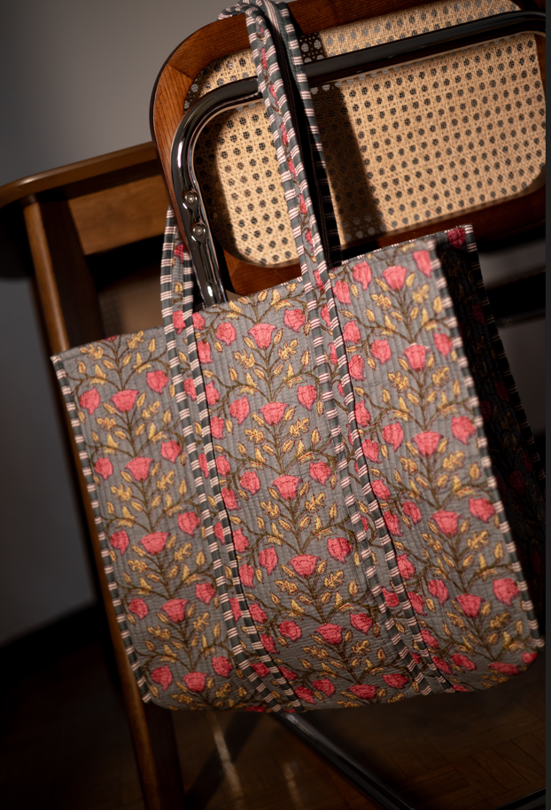 Bolso estampado reversible