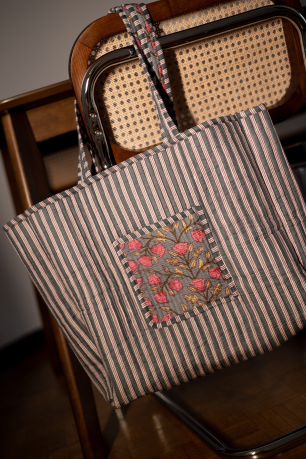 Bolso estampado reversible
