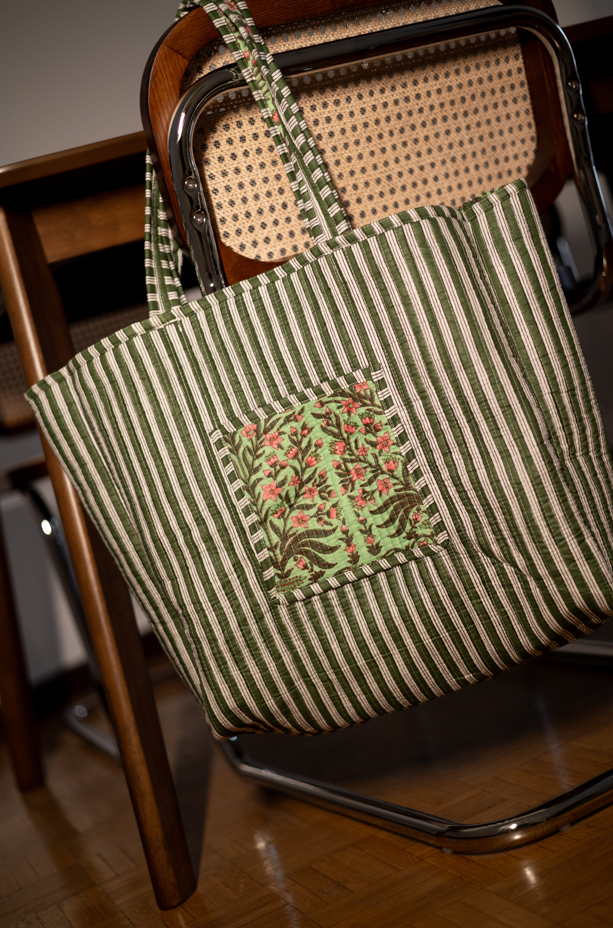Bolso estampado reversible