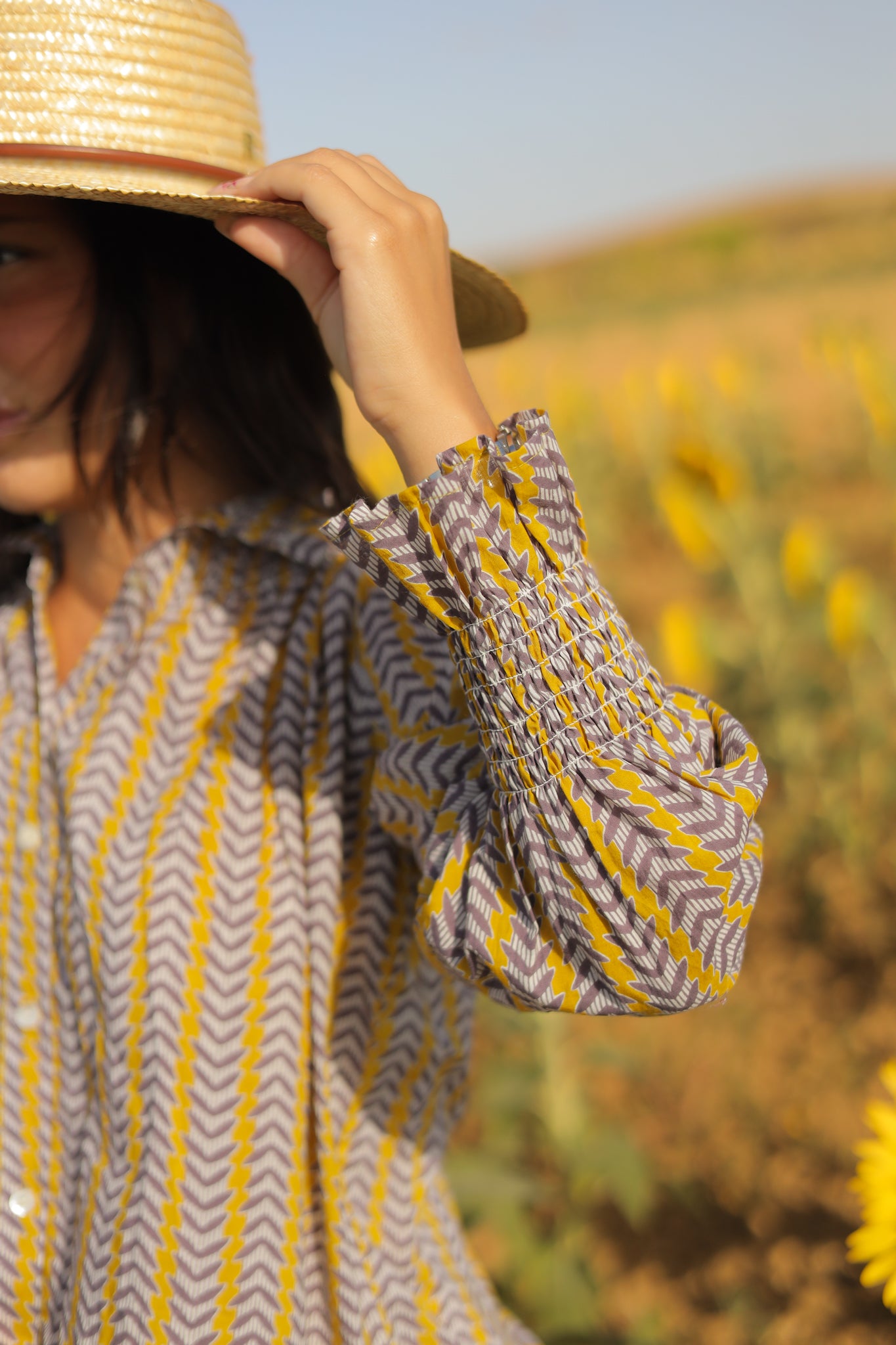 Camisa frunces