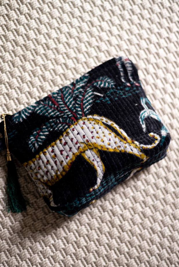 Bolso mano terciopelo