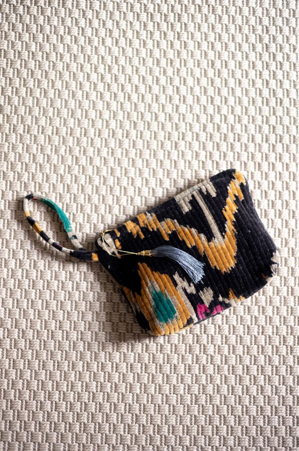 Bolso mano terciopelo