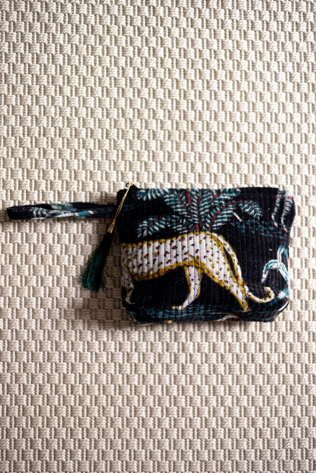 Bolso mano terciopelo