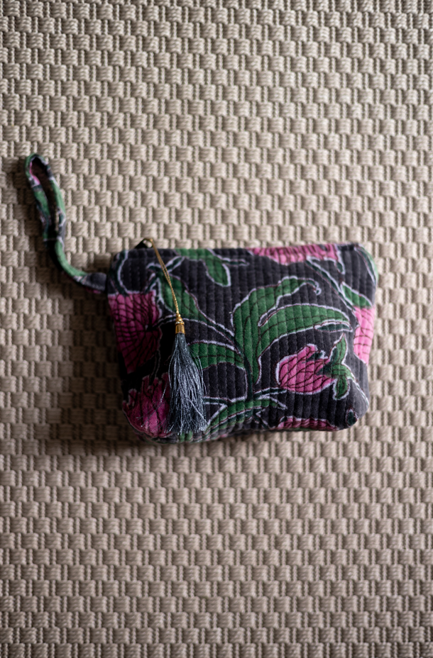 Bolso mano terciopelo