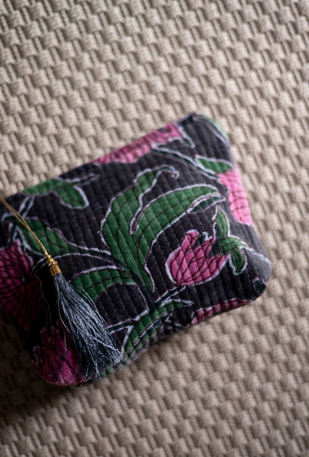 Bolso mano terciopelo