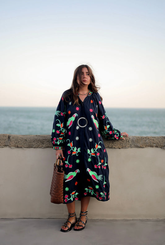 Vestido loros