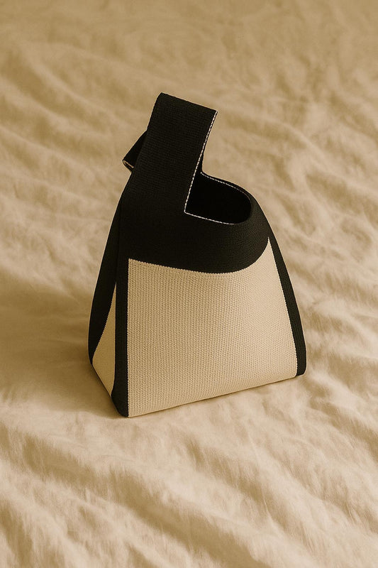 Bolso nudo japonés bicolor