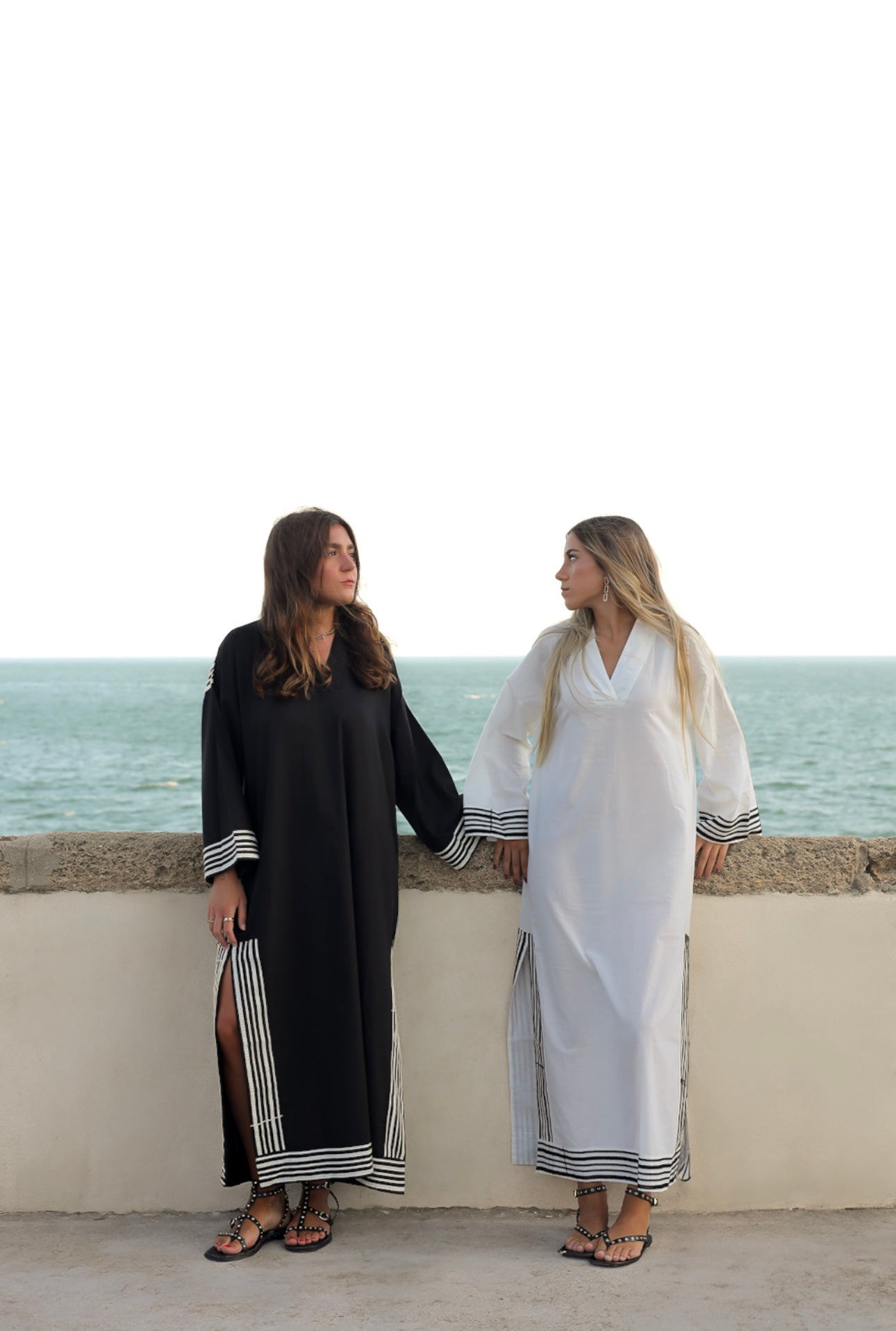 Kaftan bordado a mano
