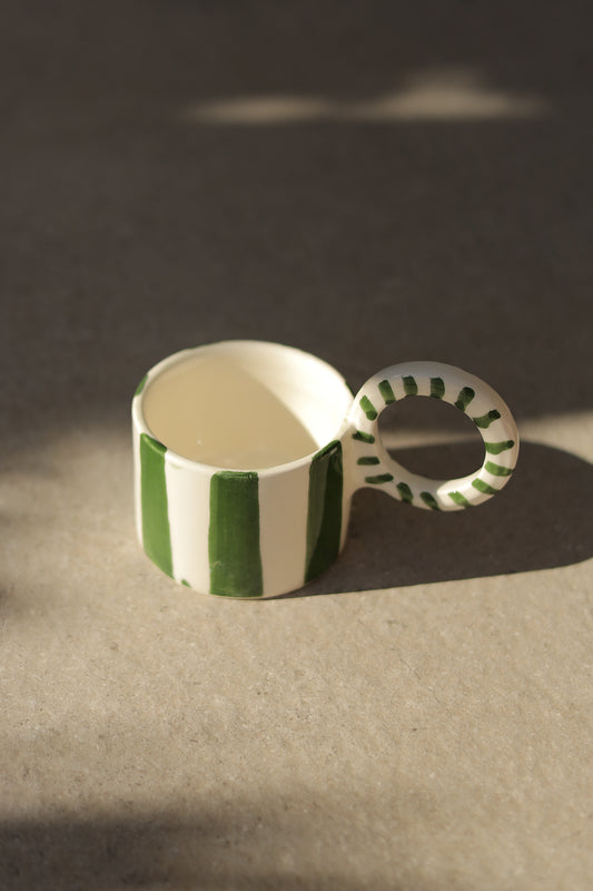 TAZA RAYAS VERDES