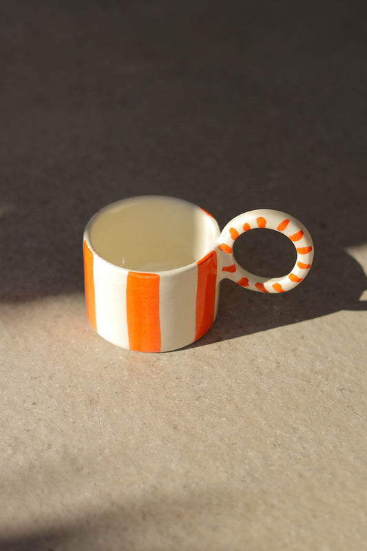 TAZA RAYAS NARANJA