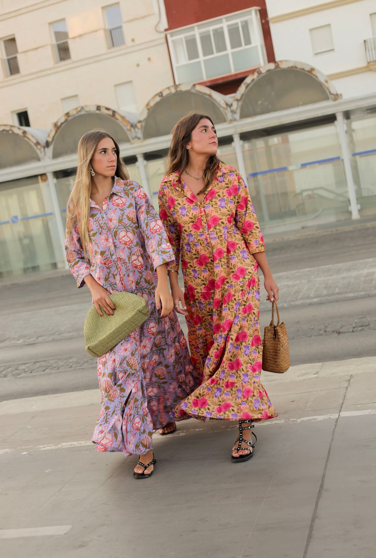 Vestido camisero estampado floral