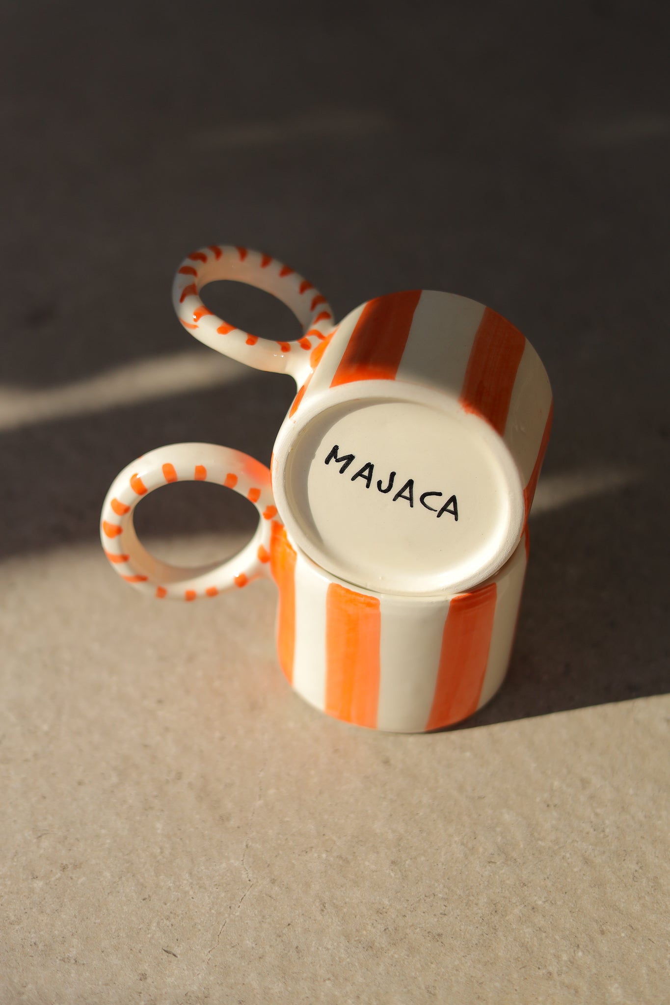 TAZA RAYAS NARANJA