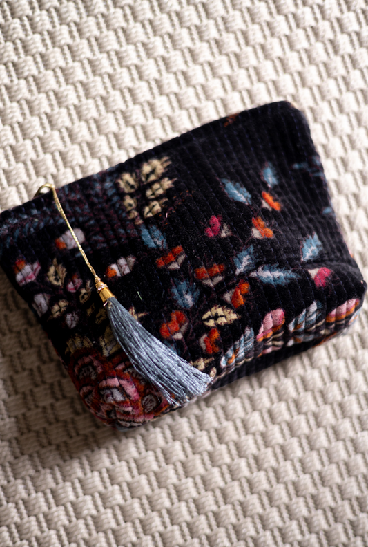 Bolso mano terciopelo