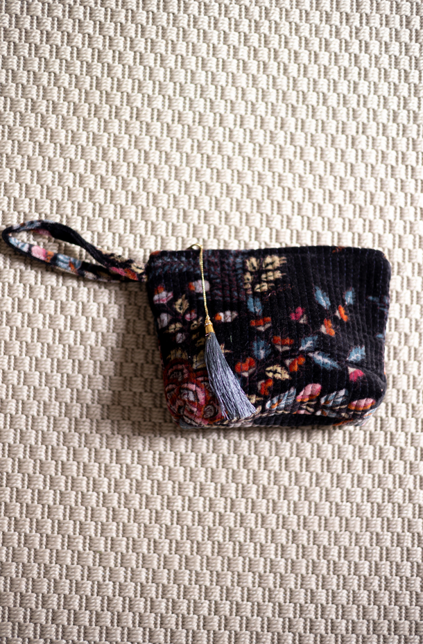 Bolso mano terciopelo