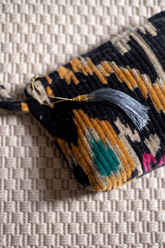 Bolso mano terciopelo